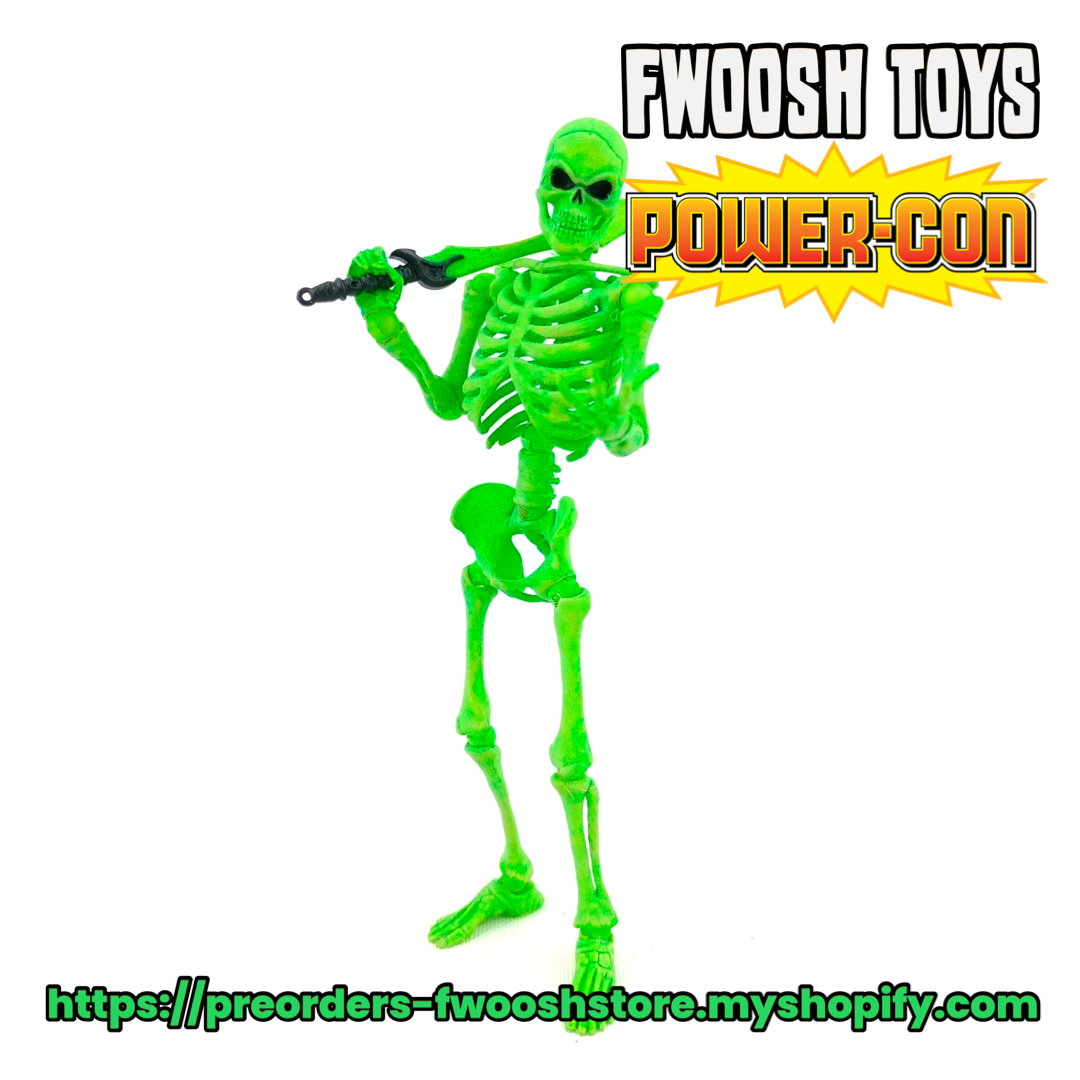 IN STOCK!!! THE YOKAI: POWER-CON GLOW IN THE DARK SKELETON FIGURE