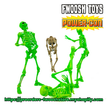 Load image into Gallery viewer, IN STOCK!!! THE YOKAI: POWER-CON GLOW IN THE DARK SKELETON FIGURE
